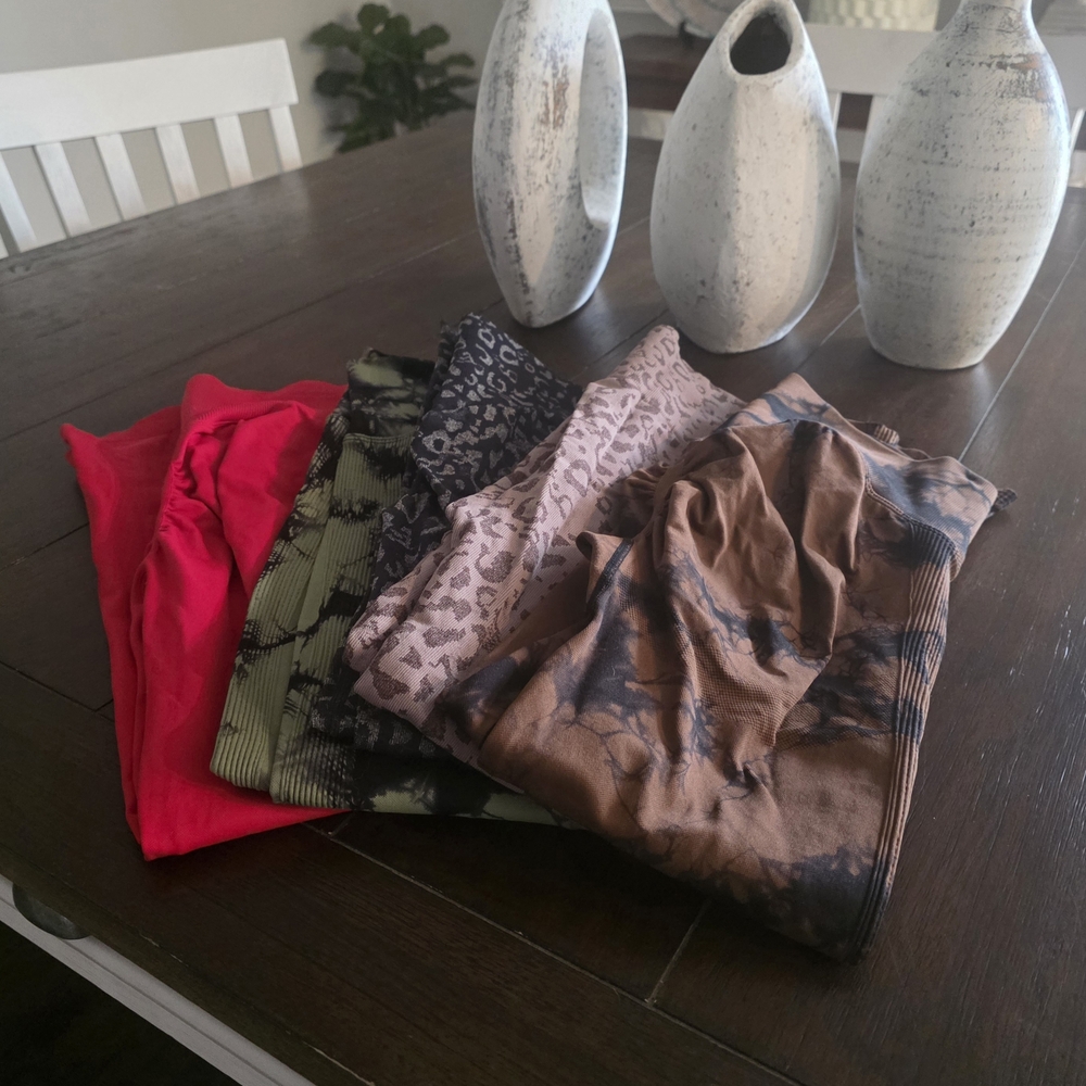 Assorted Patterned And Solid Leggings - image 1